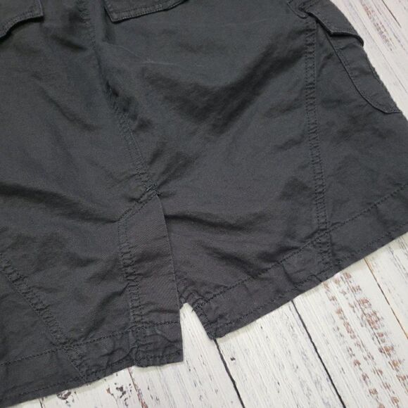 Converse One Star Women's Size 6 Linen & Cotton Cargo Skater Midi Skirt - Picture 5 of 8